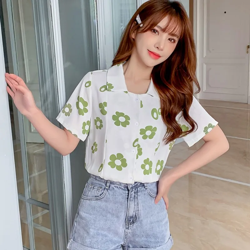 2020 New Women Blouse Summer Loose Casual Shirt For Women Lady Girls Fashion Printed Short Sleeve Shirt Top Femme Sweet Hot
2020 New Women Blouse Summer Loose Casual Shirt For Women Lady Girls Fashion Printed Short Sleeve Shirt Top Femme Sweet Hot