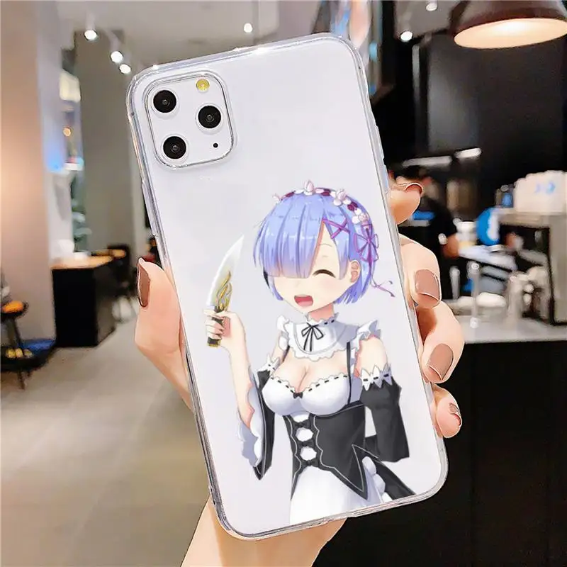 Hot Anime ReZERO Ram Rem Phone Case Transparent soft For iphone 5 5s 5c se 6 6s 7 8 11 12 plus mini x xs xr pro max
Hot Anime ReZERO Ram Rem Phone Case Transparent soft For iphone 5 5s 5c se 6 6s 7 8 11 12 plus mini x xs xr pro max