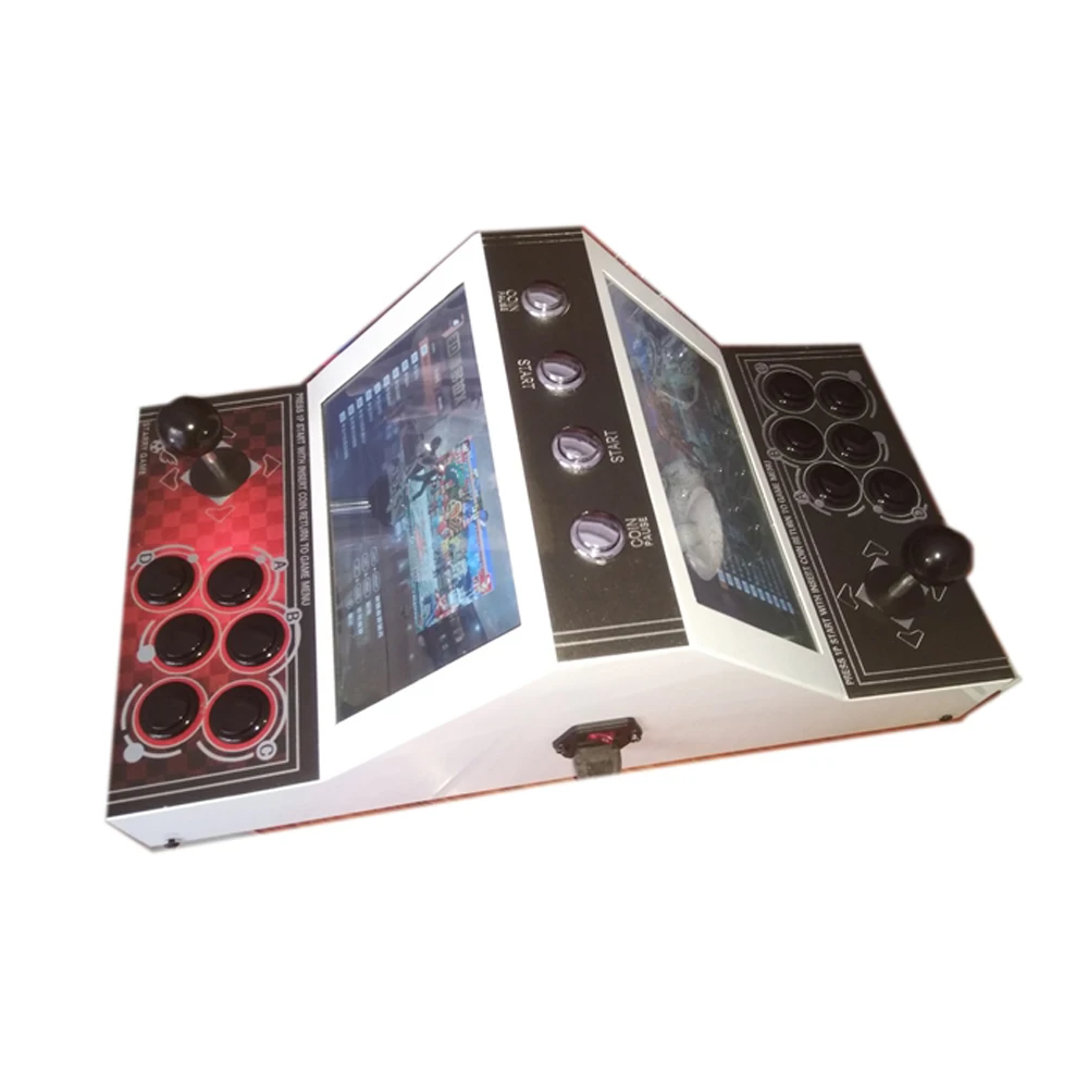 

10 inch LCD Mini table top machine with Classical games pandora box DX Game PCB/Long joystick/Mini verticle type arcade machine