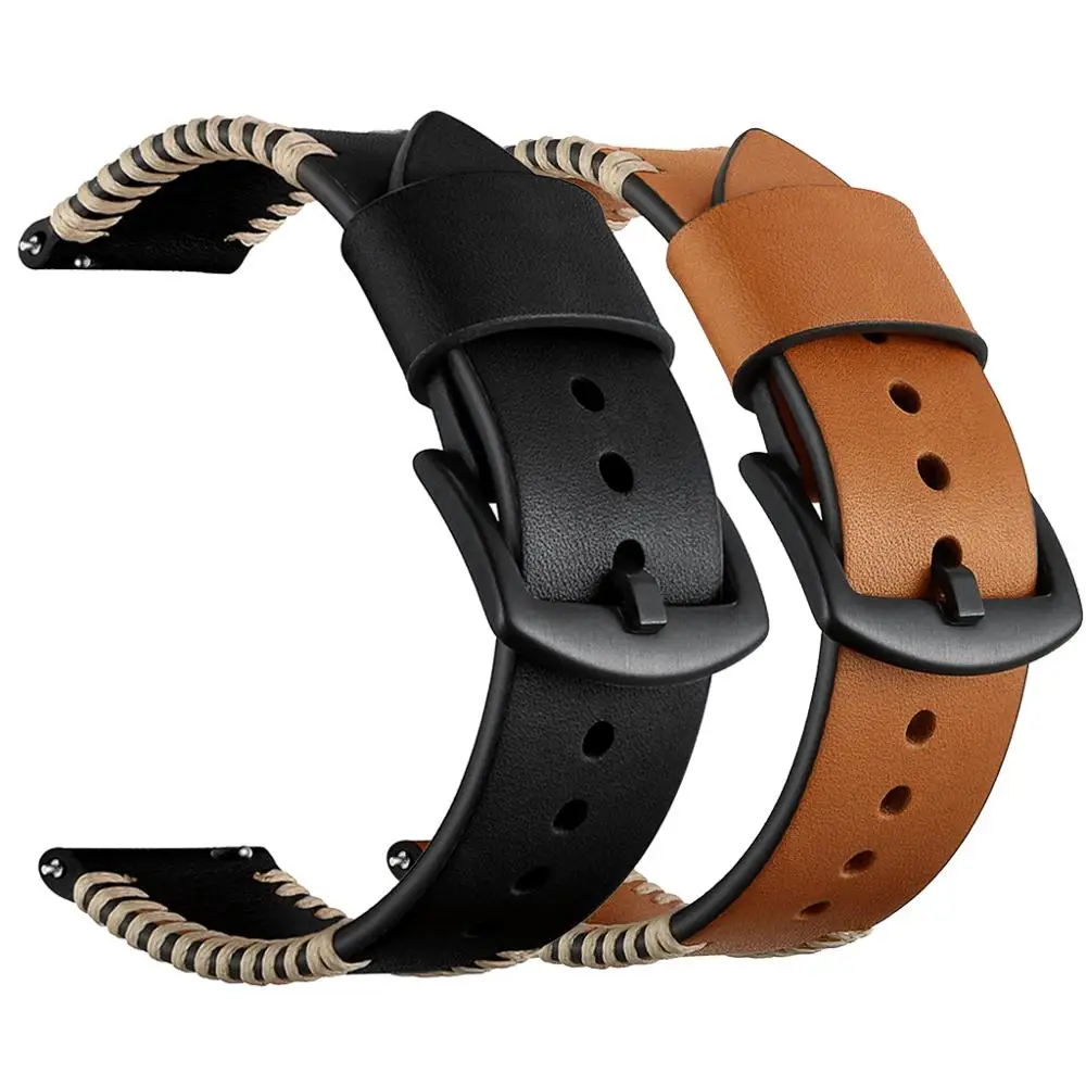 22MM Leather Band For Samsung Gear S3 Frontier/Classic 22mm Watch Strap Bracelet For Samsung Galaxy Watch 46mm Watchband
22MM Leather Band For Samsung Gear S3 Frontier/Classic 22mm Watch Strap Bracelet For Samsung Galaxy Watch 46mm Watchband