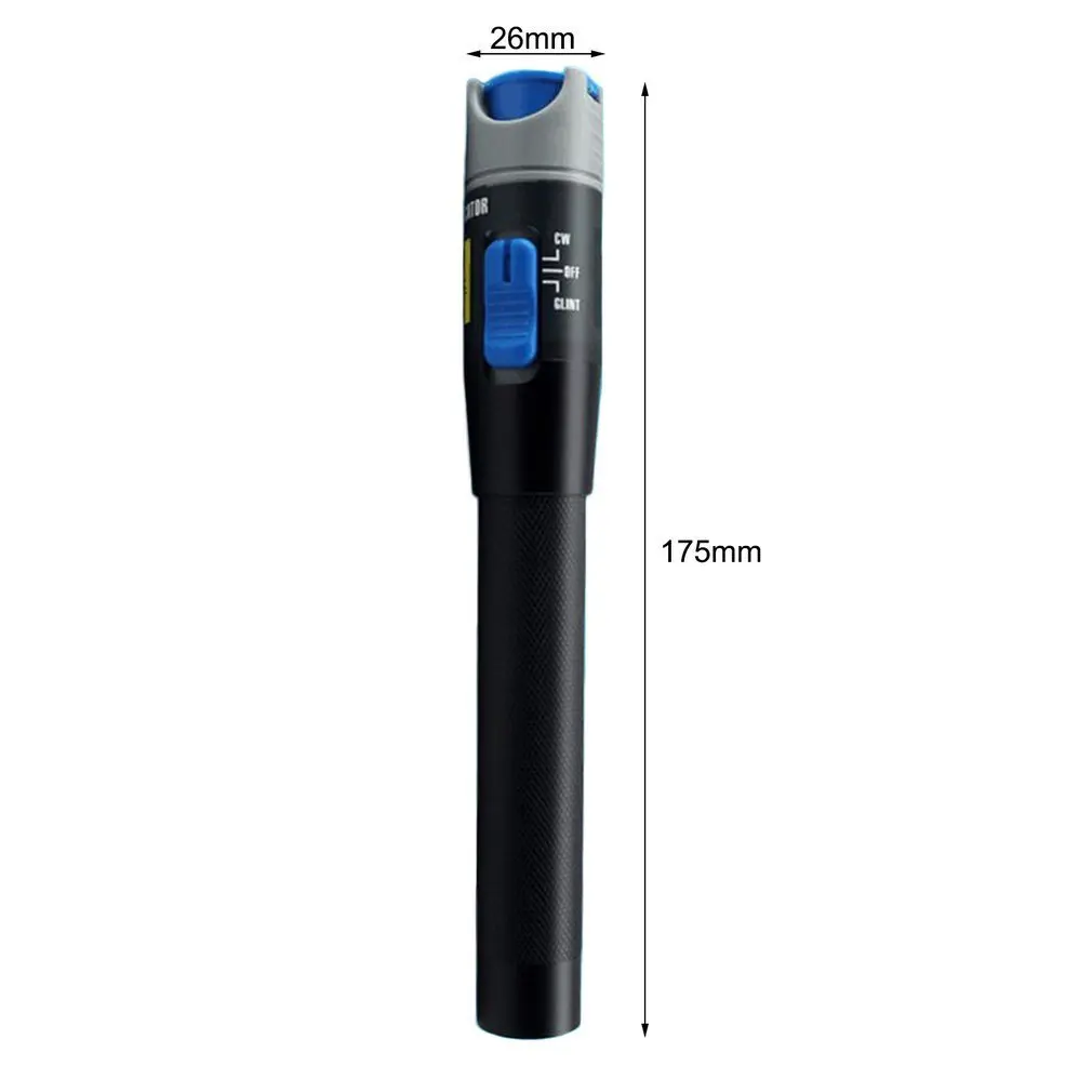 30mW Visual Fault Locator Fiber Optic Laser Pen 10mW Red Light Source Cable Tester SC/FC/ST Connector Type with VFL Meter 650nm
30mW Visual Fault Locator Fiber Optic Laser Pen 10mW Red Light Source Cable Tester SC/FC/ST Connector Type with VFL Meter 650nm