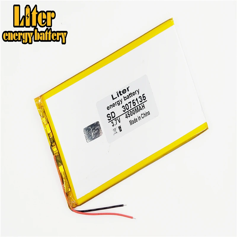 best battery brand 3075135 3.7 V lithium polymer battery 4500 mah and 9 inches tablet batteries large volume thin
best battery brand 3075135 3.7 V lithium polymer battery 4500 mah and 9 inches tablet batteries large volume thin