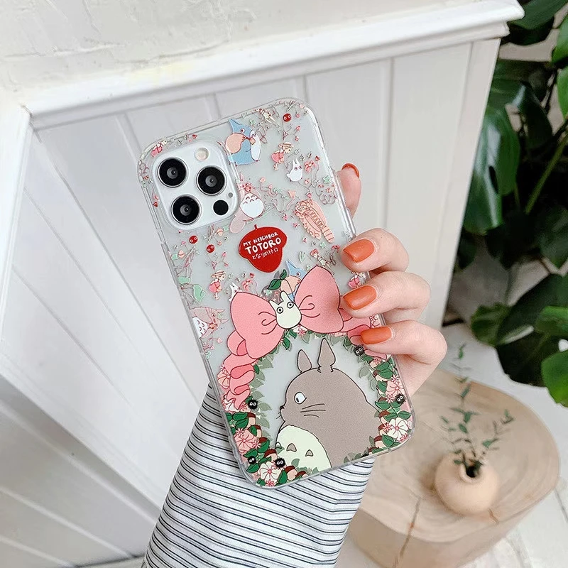 Cute Cartoon Happy Totoro Phone Case For iPhone 12MINI 12promax 12 11Pro 11promax 7 8 XS MAX XR X SE Anime Soft Cover Coque Bag
Cute Cartoon Happy Totoro Phone Case For iPhone 12MINI 12promax 12 11Pro 11promax 7 8 XS MAX XR X SE Anime Soft Cover Coque Bag