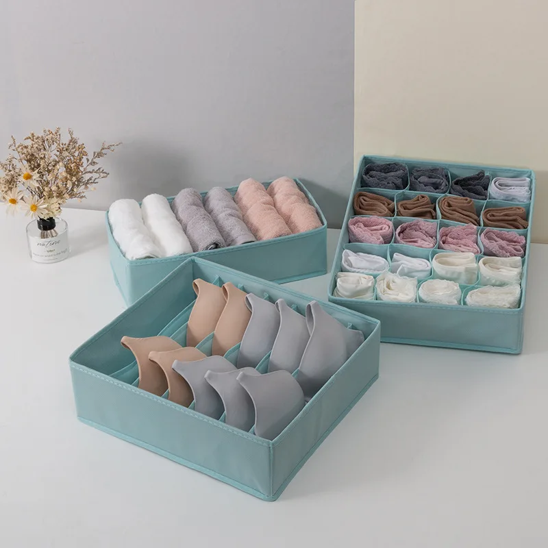 3pcs/Set Underwear Bra Organizer Clothes Socks Drawer Closet Wardrobe Storage Box Foldable Cosmetics Home Container Supplies
3pcs/Set Underwear Bra Organizer Clothes Socks Drawer Closet Wardrobe Storage Box Foldable Cosmetics Home Container Supplies