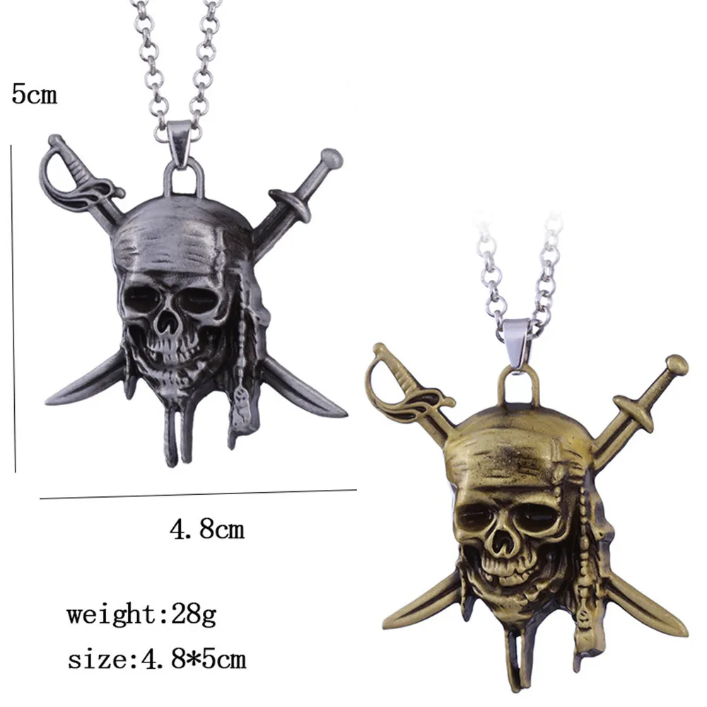 Popular Creative Punk Retro Style Pirate Skull Domineering Men's Necklace Hip Hop Trendy Party Accessories Pendant Gift
Popular Creative Punk Retro Style Pirate Skull Domineering Men's Necklace Hip Hop Trendy Party Accessories Pendant Gift
