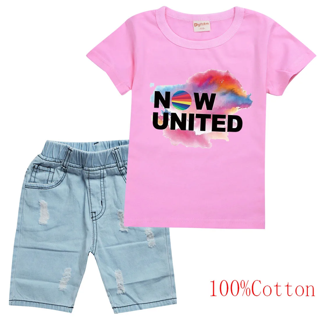 Boys Clothes Sets 2021 Summer Kids Now United T-shirt+denim Shorts 2pcs Set Toddler Girls Outfit Children Sport Suit Casual Wear
Boys Clothes Sets 2021 Summer Kids Now United T-shirt+denim Shorts 2pcs Set Toddler Girls Outfit Children Sport Suit Casual Wear