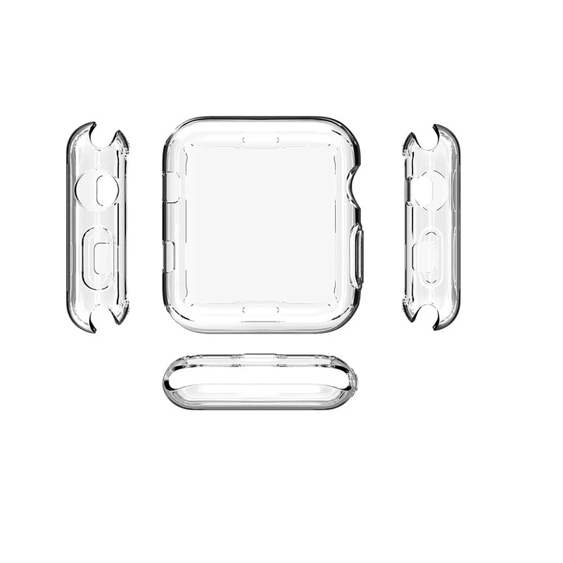 10pcs Watch TPU Soft Clear Case For Apple Watch 6/5/4 40MM 44MM 360 Slim Screen Protector For iWatch Series 3/2/1 38MM 42MM
10pcs Watch TPU Soft Clear Case For Apple Watch 6/5/4 40MM 44MM 360 Slim Screen Protector For iWatch Series 3/2/1 38MM 42MM
