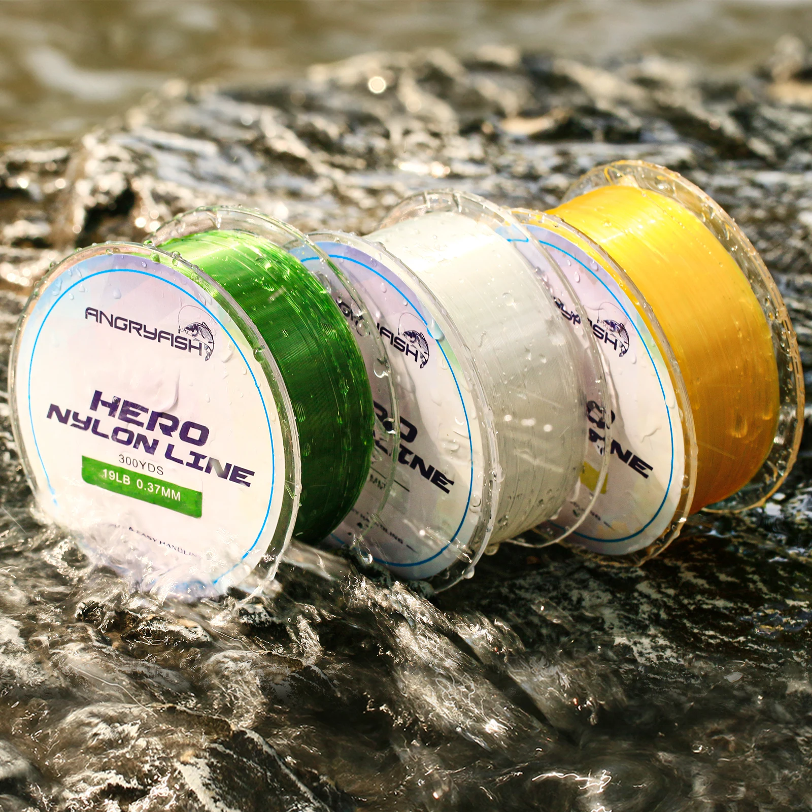 Angryfish Hero 3color 300YD 0.12mm-0.47mm Nylon Fishing Line Monofilament Material Super Strong Carp Fishing Line 2-35LB 
Angryfish Hero 3color 300YD 0.12mm-0.47mm Nylon Fishing Line Monofilament Material Super Strong Carp Fishing Line 2-35LB