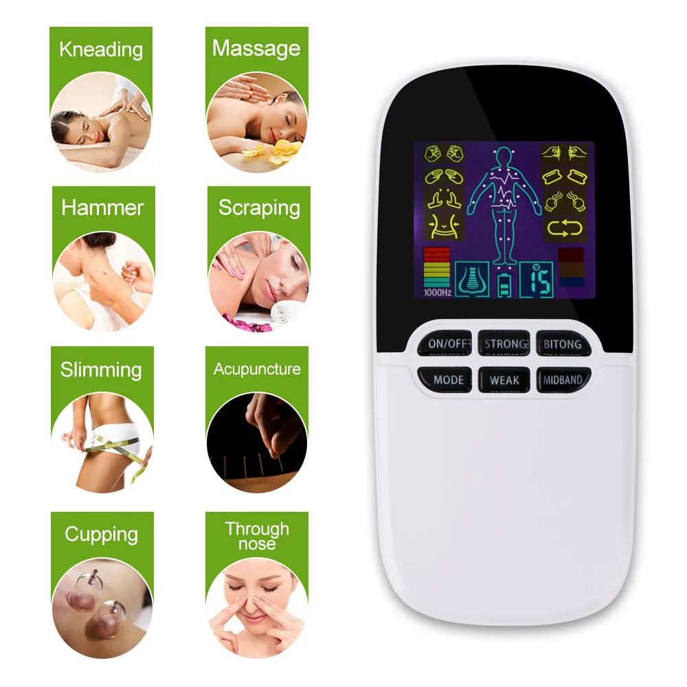 Electric Tens Machine Body Massager Muscle Stimulator Massage Eletrode Nose Rhinitis Sinusitis Cure Therapeutic Acupuncture Tool
Electric Tens Machine Body Massager Muscle Stimulator Massage Eletrode Nose Rhinitis Sinusitis Cure Therapeutic Acupuncture Tool