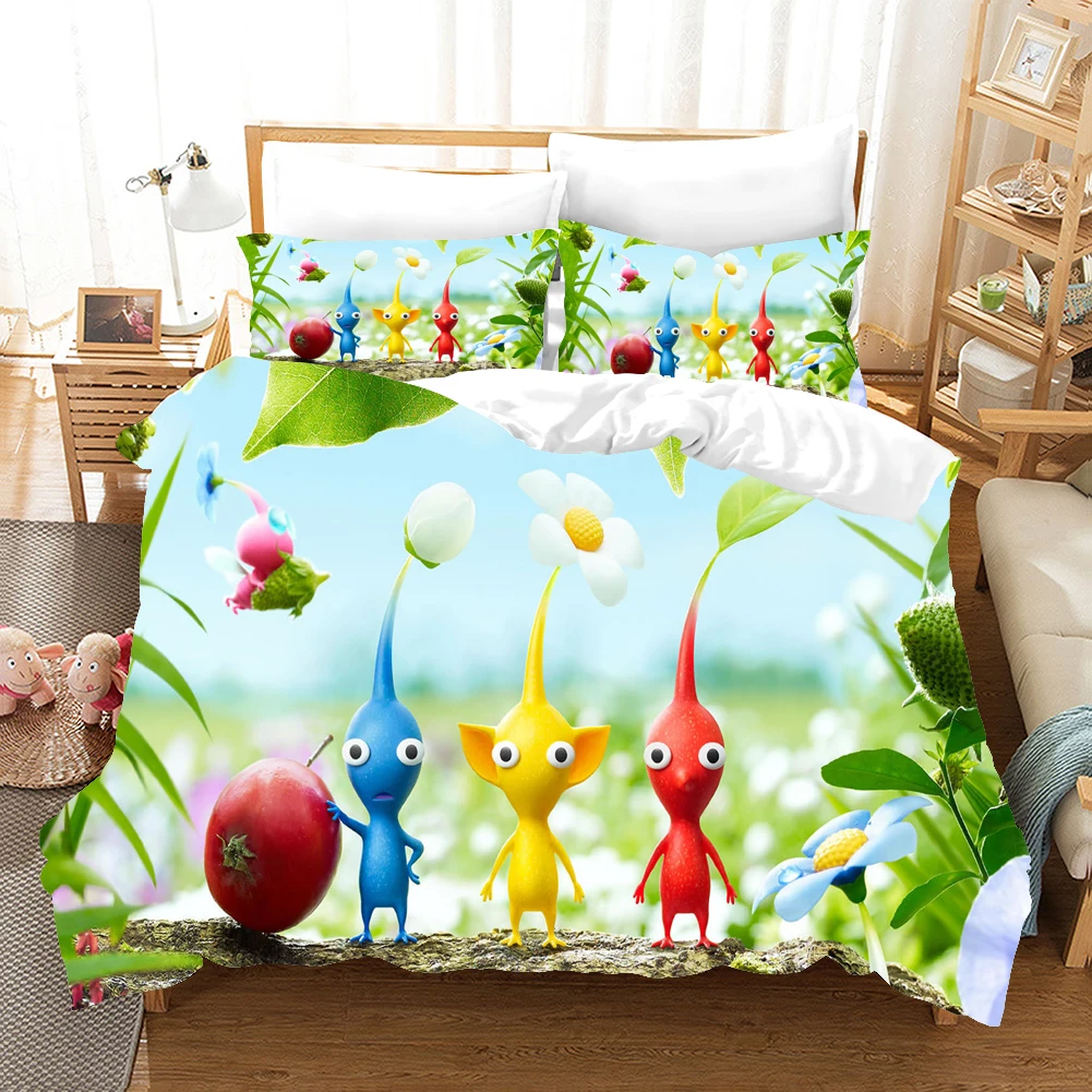 3D anime pikmin Bedding Sets Duvet Cover Set With Pillowcase Twin Full Queen King Bedclothes Bed Linen
3D anime pikmin Bedding Sets Duvet Cover Set With Pillowcase Twin Full Queen King Bedclothes Bed Linen