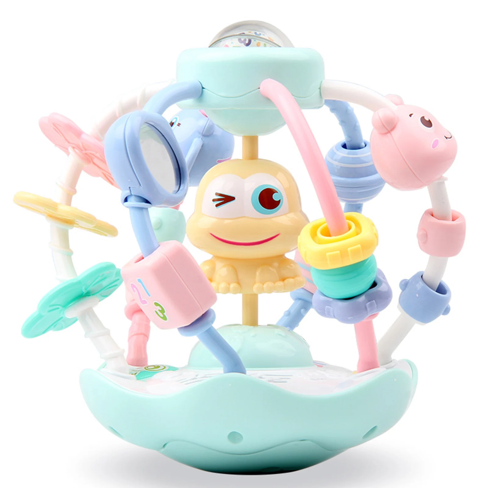 Cartoon Animal Soft Colorful Newborn Rattle Ball Hand Bell Creative Attractive Interesting Practical Educational Playing Toy
Cartoon Animal Soft Colorful Newborn Rattle Ball Hand Bell Creative Attractive Interesting Practical Educational Playing Toy