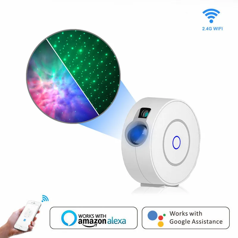 Tuya Smart Star Projector Smart Life Galaxy Projector Smart Home WiFi Starry Sky Colorful Night Light For Alexa Google Home
Tuya Smart Star Projector Smart Life Galaxy Projector Smart Home WiFi Starry Sky Colorful Night Light For Alexa Google Home