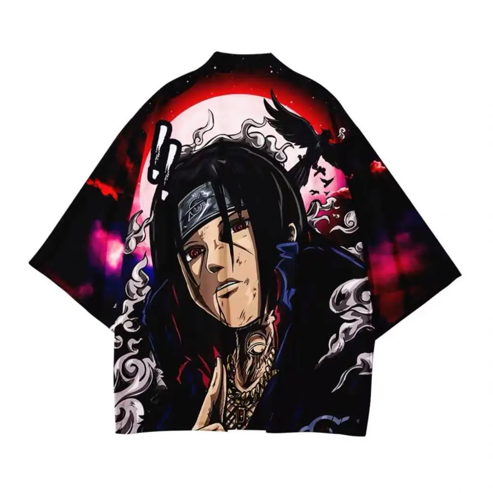 Японское кимоно Akatsuki Sasuke для мужчин и женщин, кардиган с коротким рукавом, традиционные японские костюмы Какаси, на лето
Японское кимоно Akatsuki Sasuke для мужчин и женщин, кардиган с коротким рукавом, традиционные японские костюмы Какаси, на лето
