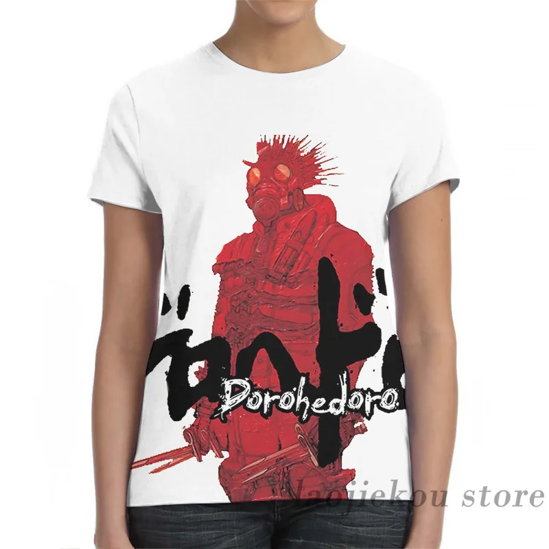 Мужская и женская футболка Dorohedoro Kaiman Q hayashida модная со сплошным принтом для