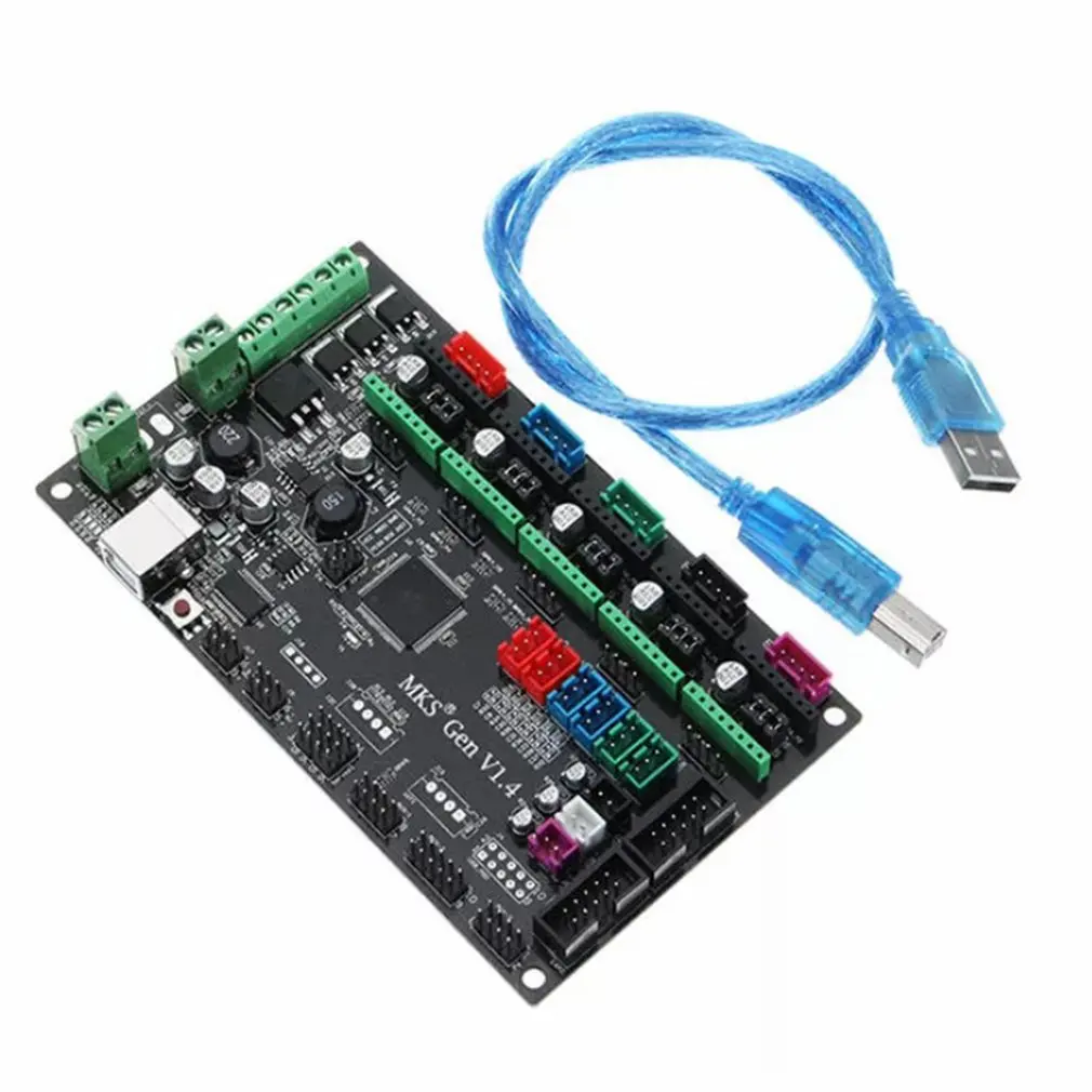 Kingprint 3d принтер MKS GEN V1.4 контроллер Настольный Мега 2560 R3 Материнская плата reprap ramps 1