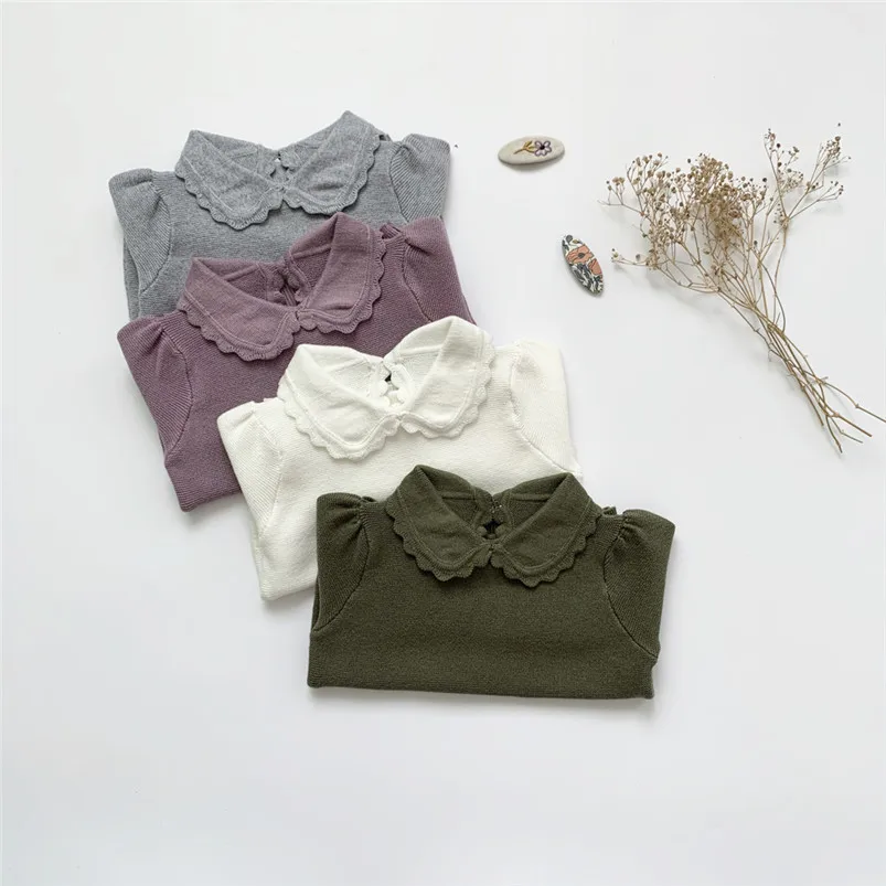 Sweet petal collar baby girls sweater cotton knitted toddler pullovers for girls clothes children sweatershirt Christmas baby ou
Sweet petal collar baby girls sweater cotton knitted toddler pullovers for girls clothes children sweatershirt Christmas baby ou