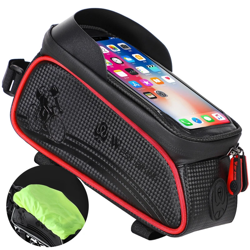 Bicycle Bag 6.5 Inch Phone Bag Waterproof Front Frame Cycling Bag Sensitive Touch Screen MTB Road Bike Bag Велоаксессуары
Bicycle Bag 6.5 Inch Phone Bag Waterproof Front Frame Cycling Bag Sensitive Touch Screen MTB Road Bike Bag Велоаксессуары