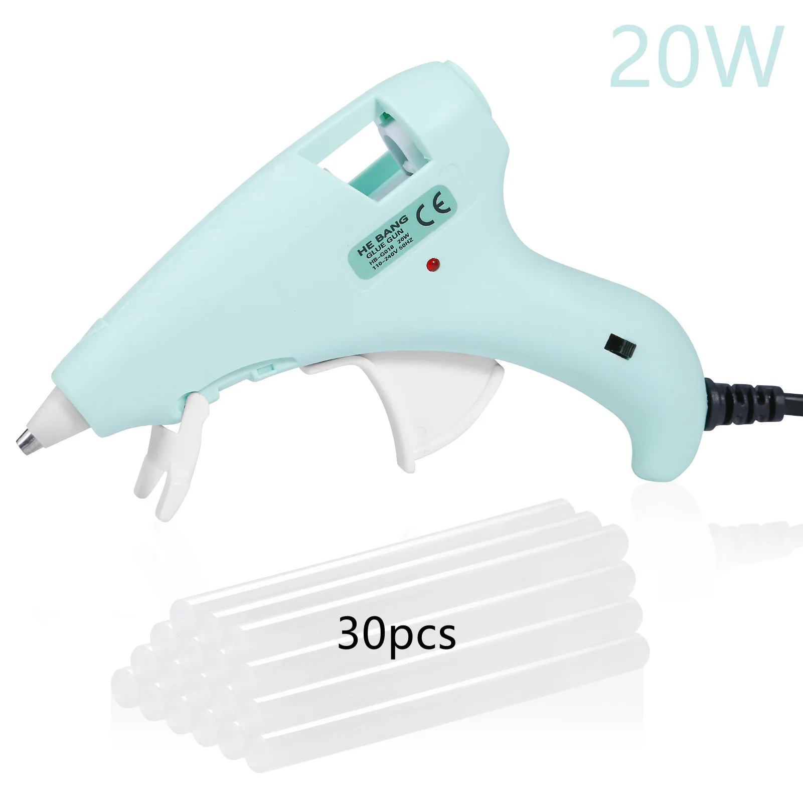HEBANG 20W Macaron Green Hot Melt Glue Gun Sticks Handy Heater Silicone Mini Guns Armas Power Tools Home DIY Quick Repairs
HEBANG 20W Macaron Green Hot Melt Glue Gun Sticks Handy Heater Silicone Mini Guns Armas Power Tools Home DIY Quick Repairs
