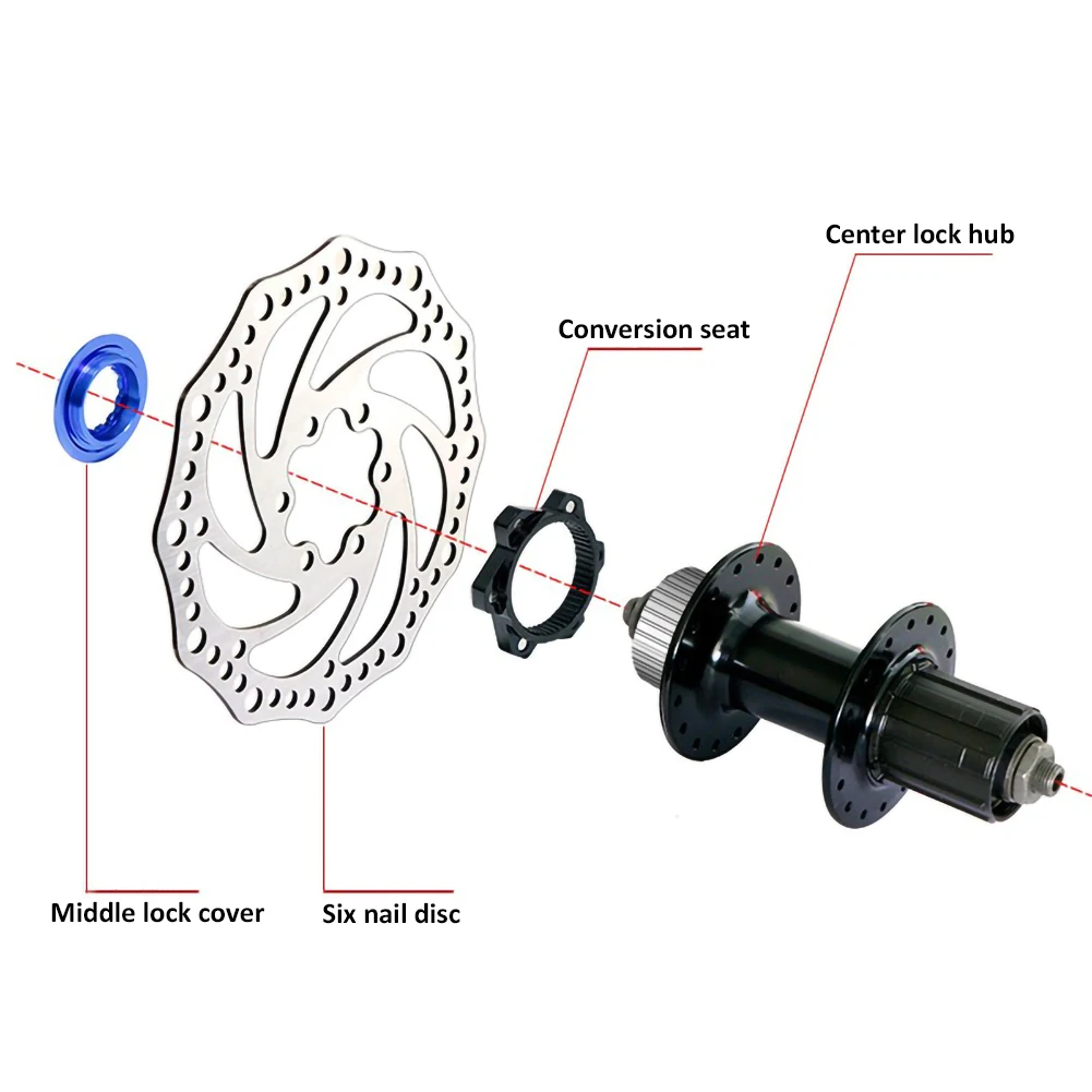 2021New arrive Center Lock to 6-hole Adapter Center Lock conversion 6 hole Brake Disc Center Lock for 6 Bolt
2021New arrive Center Lock to 6-hole Adapter Center Lock conversion 6 hole Brake Disc Center Lock for 6 Bolt