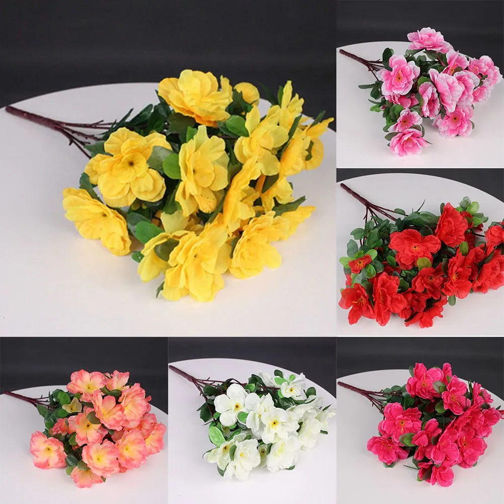 1pc Bouquet Artificial Flowers Red Azalea Flowers Bouquet Reusable Fake Flowers DIY Handmade Outdoor Wedding Home Decoration
1pc Bouquet Artificial Flowers Red Azalea Flowers Bouquet Reusable Fake Flowers DIY Handmade Outdoor Wedding Home Decoration