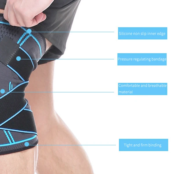 Sports Knee Pads Knee Protector Pressurized Elastic Sport Knee Pad Support Fitness Gear Basketball Volleyball Brace 
Sports Knee Pads Knee Protector Pressurized Elastic Sport Knee Pad Support Fitness Gear Basketball Volleyball Brace