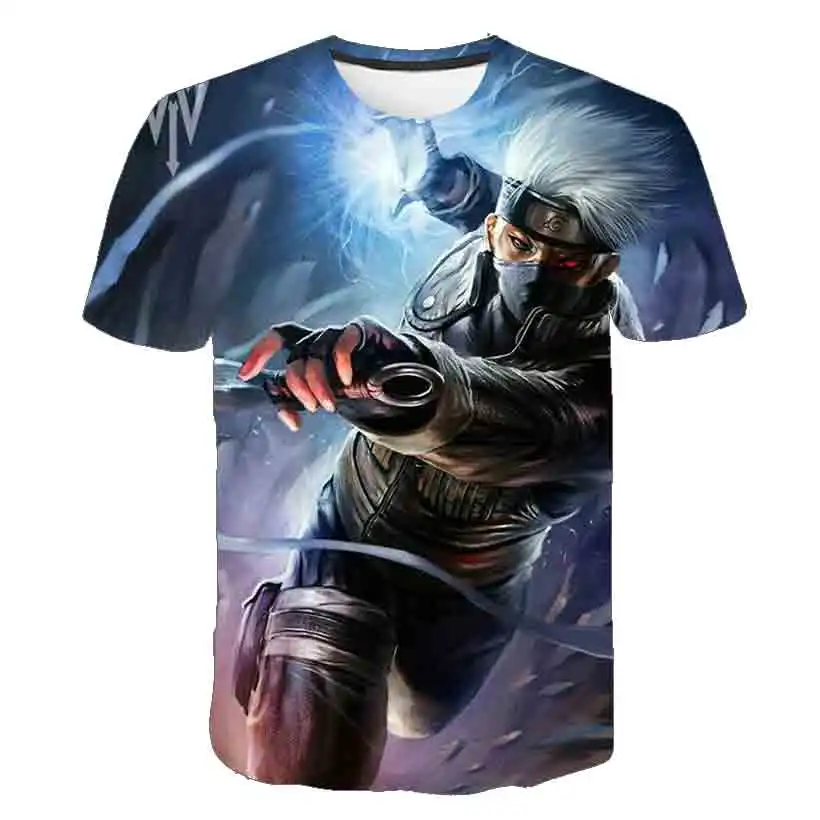 Summer New Boys Anime Sharingan Kakashi Copy Ninja 3d Printing T-shirts Cartoon Short-Sleeved Boys T-shirt Summer Casual Tops
Summer New Boys Anime Sharingan Kakashi Copy Ninja 3d Printing T-shirts Cartoon Short-Sleeved Boys T-shirt Summer Casual Tops