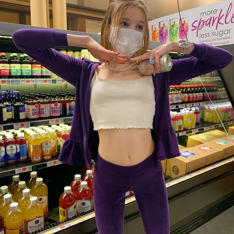 Autumn Women's Hooded Cardigan Sweater New Solid Color Hooded Zipper Jacket + Low-waist Hip-lifting Pencil Pants Two-piece Suit
Autumn Women's Hooded Cardigan Sweater New Solid Color Hooded Zipper Jacket + Low-waist Hip-lifting Pencil Pants Two-piece Suit