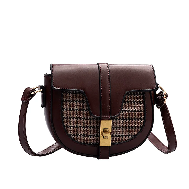 2021 New Shoulder Bag Women's Korean-Style Fashionable PU Leather Women's Bag Woolen Saddle Women's Small Cross-Body Bag
2021 New Shoulder Bag Women's Korean-Style Fashionable PU Leather Women's Bag Woolen Saddle Women's Small Cross-Body Bag