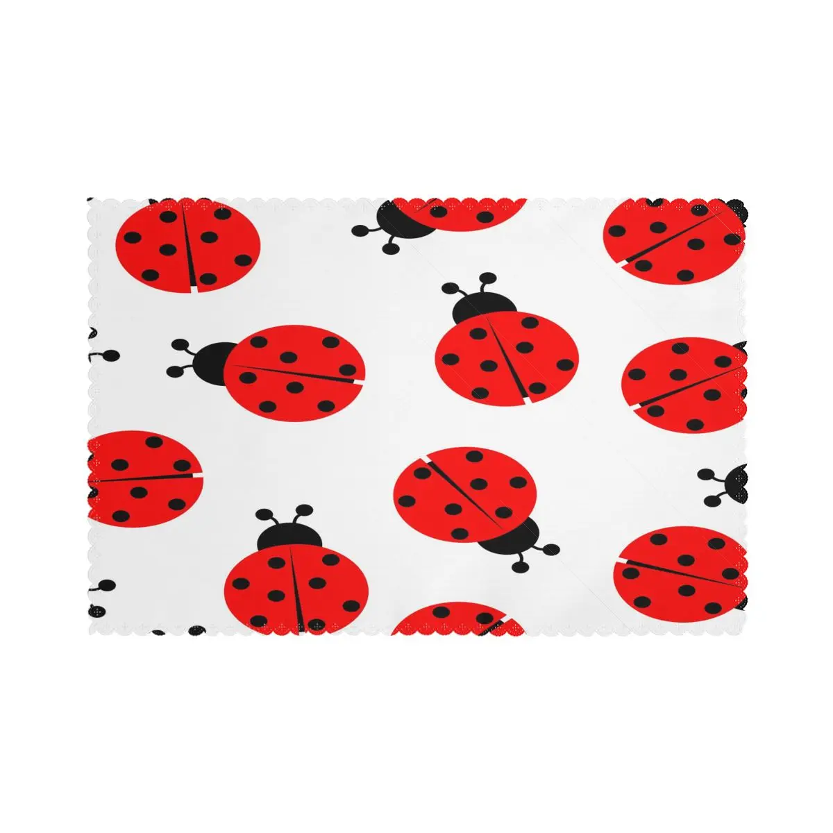 Tableware Pad Placemats 6 Pcs Table Mat Non-Slip Ladybug Placemats for Dining Table
Tableware Pad Placemats 6 Pcs Table Mat Non-Slip Ladybug Placemats for Dining Table