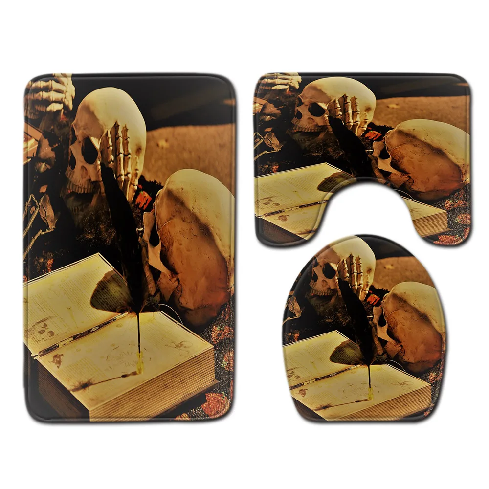 Zeegle Printed Skull Bathroom Rug Set Dustproof Toilet Rug Bath Doormat Carpet Non Slip Carpet for Toilet Decor Eco-Friendly Rug
Zeegle Printed Skull Bathroom Rug Set Dustproof Toilet Rug Bath Doormat Carpet Non Slip Carpet for Toilet Decor Eco-Friendly Rug