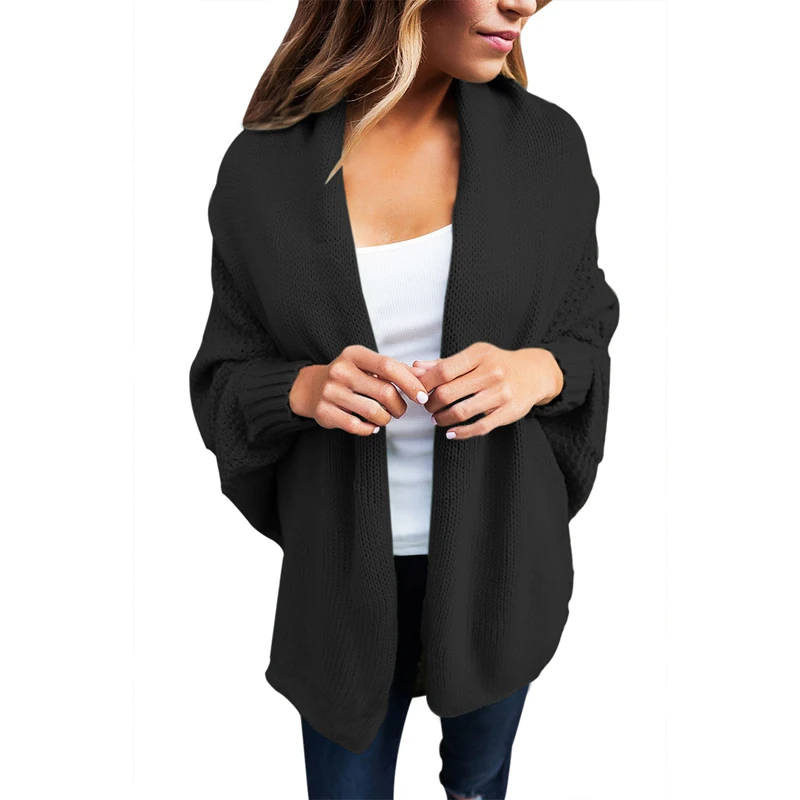 Winter Trendy Warm Thick Plain Dolman Sleeve Open Front Knit Women Sweater Cardigan
Winter Trendy Warm Thick Plain Dolman Sleeve Open Front Knit Women Sweater Cardigan