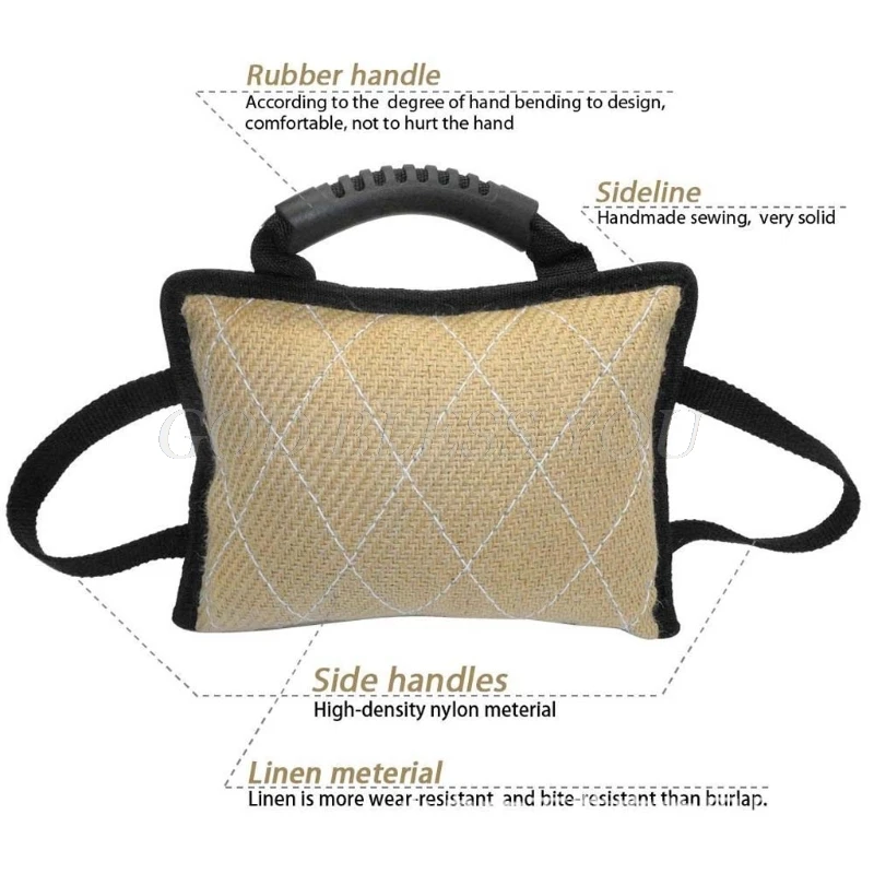 Durable Linen Dog Biting Pillow with Handle for German Shepherd Medium Large Dogs Training Household Outdoor Interactive
Durable Linen Dog Biting Pillow with Handle for German Shepherd Medium Large Dogs Training Household Outdoor Interactive