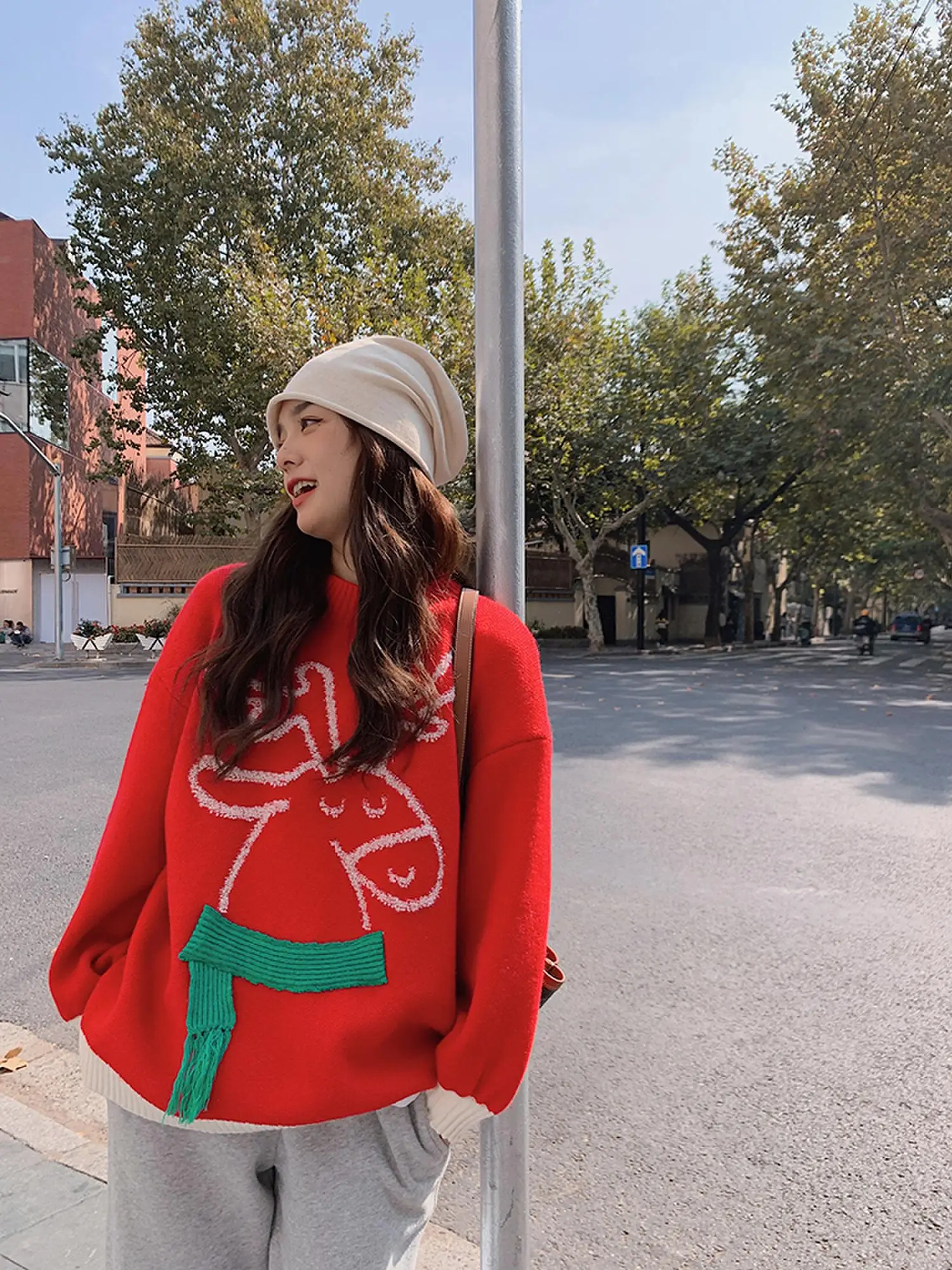 Pullover women loose oversize ins red Christmas sweater women fall and winter loose Korean sweaters
Pullover women loose oversize ins red Christmas sweater women fall and winter loose Korean sweaters
