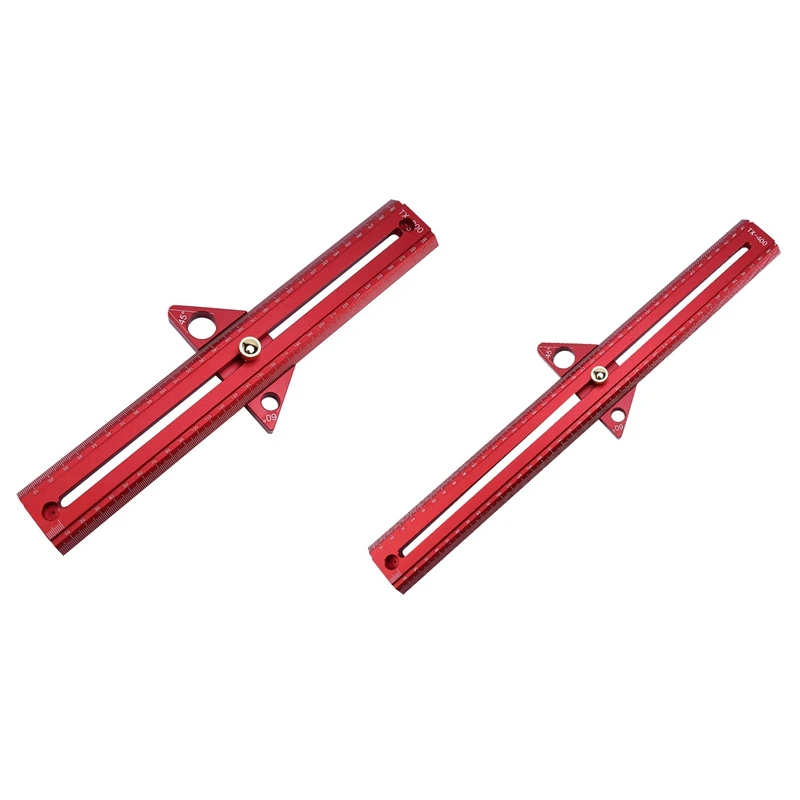 2 Pcs Woodworking Angle Scribe Adjustable T-Shaped Scribe Multi-Function Scribe Measuring Tool,300Mm & 400Mm
2 Pcs Woodworking Angle Scribe Adjustable T-Shaped Scribe Multi-Function Scribe Measuring Tool,300Mm & 400Mm