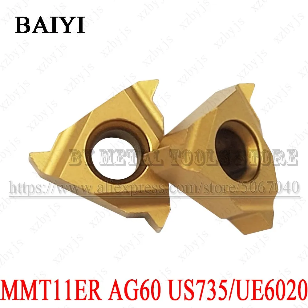10PCS MMT11ER AG60 US735 11ER AG60 US735 Carbide thread Insert Turning Tool CNC Lathe Tools Threading Blade 11ERAG60 for steel
10PCS MMT11ER AG60 US735 11ER AG60 US735 Carbide thread Insert Turning Tool CNC Lathe Tools Threading Blade 11ERAG60 for steel