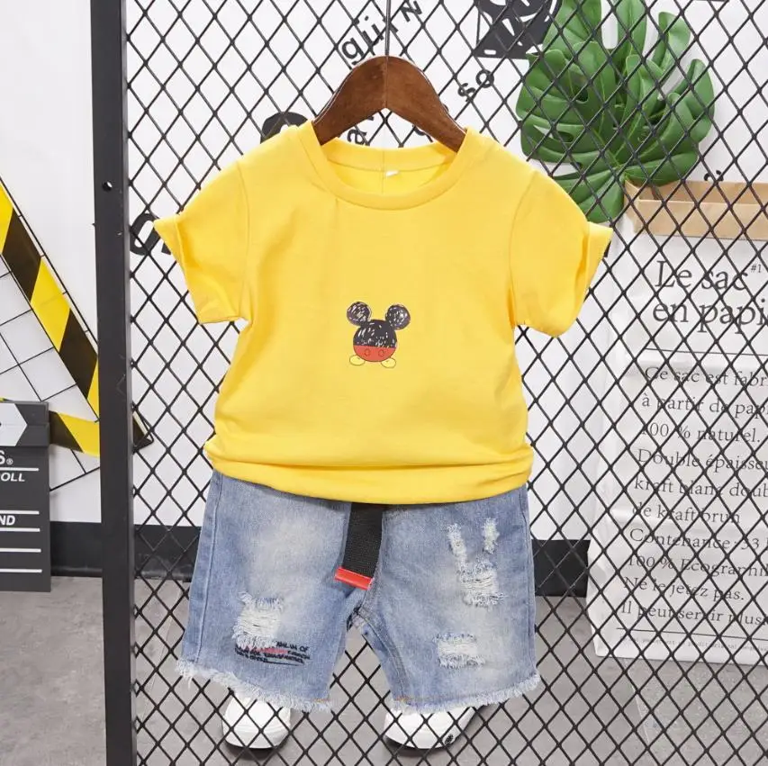 Детские комплекты одежды для маленьких мальчиков, летняя одежда для детей хлопковые футболки с короткими рукавами Топы + штаны, комплект од...
Детские комплекты одежды для маленьких мальчиков, летняя одежда для детей хлопковые футболки с короткими рукавами Топы + штаны, комплект од...