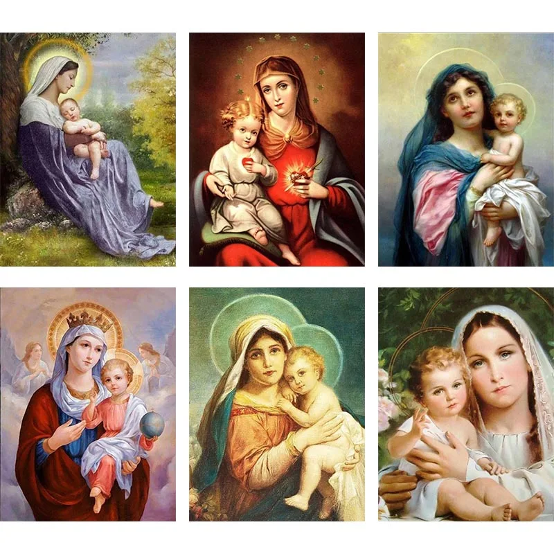 DIY Religion Virgin Child Style Square Diamond Painting Colorful Handmade Cross Stitch Embroidery Mosaic Home Room Wall Decor
DIY Religion Virgin Child Style Square Diamond Painting Colorful Handmade Cross Stitch Embroidery Mosaic Home Room Wall Decor