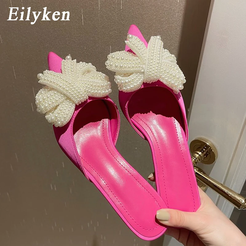 Eilyken/Новые модные шелковые женские шлепанцы без задника с острым носком, без шнурок для обуви, женские сандалии на каблуках, весна 2022
Eilyken/Новые модные шелковые женские шлепанцы без задника с острым носком, без шнурок для обуви, женские сандалии на каблуках, весна 2022