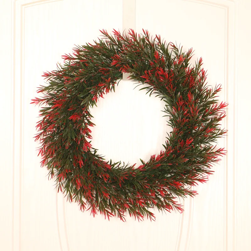 Artificial Christmas Wreath Artificial Red Pine Wreath Front Door Wreath Wall-Mounted Winter Wreath for Home Decoration FBS889
Artificial Christmas Wreath Artificial Red Pine Wreath Front Door Wreath Wall-Mounted Winter Wreath for Home Decoration FBS889