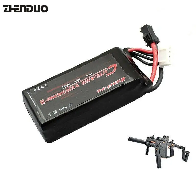 LeHui Vector V2 11.1V 1000/1200mAh Lipo Battery Compatible with Lehui VECTOR V2 Water Gel Blaster Toy Gun
LeHui Vector V2 11.1V 1000/1200mAh Lipo Battery Compatible with Lehui VECTOR V2 Water Gel Blaster Toy Gun