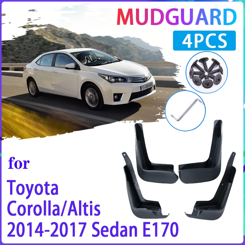 4 PCS Car Mud Flaps for Toyota Corolla Altis E170 2014 2015 2016 2017 Mudguard Splash Guards Fender Mudflaps Auto Accessories
4 PCS Car Mud Flaps for Toyota Corolla Altis E170 2014 2015 2016 2017 Mudguard Splash Guards Fender Mudflaps Auto Accessories