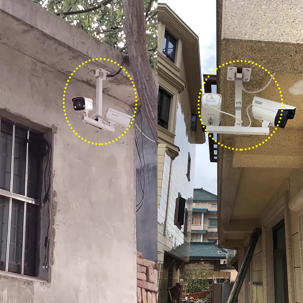 Удлинитель телескопического кронштейна CCTV 30-60 см регулируемая двойная камера