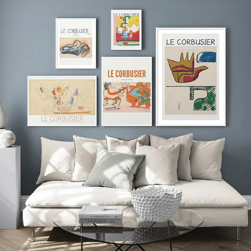 Abstract Cubism French Le Corbusier Exhibition Poster Print Canvas Painting Vintage Wall Art Picture for Living Room Home Decor
Abstract Cubism French Le Corbusier Exhibition Poster Print Canvas Painting Vintage Wall Art Picture for Living Room Home Decor