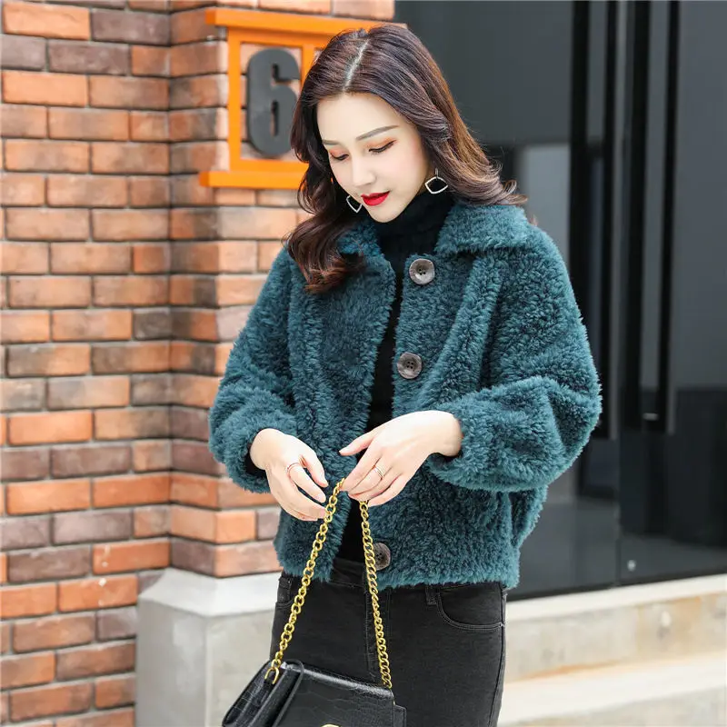 2021 New Winter Casual Thicken Warm Faux Fur Coat Women Fashion Lamb Faux Fur Overcoat Female Loose Short Jacket Outerwear L923
2021 New Winter Casual Thicken Warm Faux Fur Coat Women Fashion Lamb Faux Fur Overcoat Female Loose Short Jacket Outerwear L923
