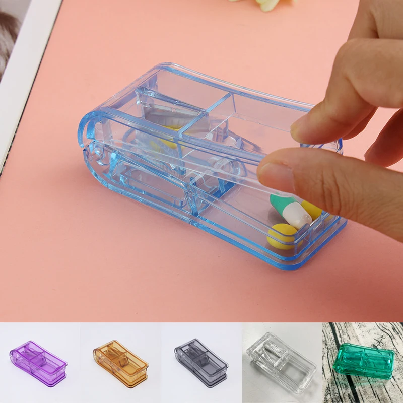 1PC Grinder Splitter Divider Storage Case Transparent Pill Crusher Mini Pill Cutter Medicine Box Pill Box
1PC Grinder Splitter Divider Storage Case Transparent Pill Crusher Mini Pill Cutter Medicine Box Pill Box