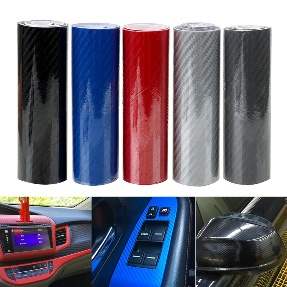 10cm*152cm Car Carbon Fiber Film 5D High Glossy Vinyl Decal DIY Interior Stickers Motorcycle Car Wrap Universal Auto Accessories
10cm*152cm Car Carbon Fiber Film 5D High Glossy Vinyl Decal DIY Interior Stickers Motorcycle Car Wrap Universal Auto Accessories