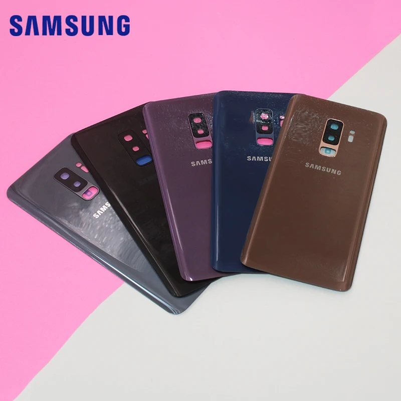 100% оригинальный Samsung S9 Plus S9 + G965 SM-G965F S9 G960 SM-G960F Задняя стеклянная крышка батарейного отсека задняя панель с объективом для камеры
100% оригинальный Samsung S9 Plus S9 + G965 SM-G965F S9 G960 SM-G960F Задняя стеклянная крышка батарейного отсека задняя панель с объективом для камеры
