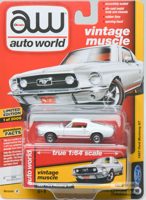 Автомобиль World AW Cars 1/64 1967 Ford Mustang GT коллекция, металлические Литые модели автомобилей, игрушки
Автомобиль World AW Cars 1/64 1967 Ford Mustang GT коллекция, металлические Литые модели автомобилей, игрушки