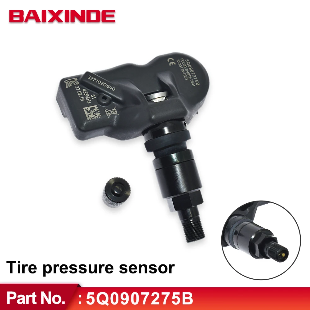 433Mhz TPMS Sensors Tire Pressure Sensor 5Q0907275B 5Q0907275 For Audi A3,A4 Bentley Ferrari VW Lamborghini McLaren Porsche
433Mhz TPMS Sensors Tire Pressure Sensor 5Q0907275B 5Q0907275 For Audi A3,A4 Bentley Ferrari VW Lamborghini McLaren Porsche