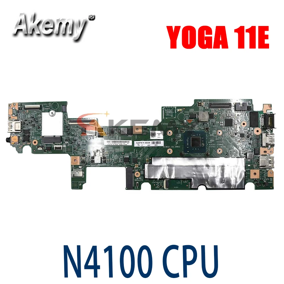 02DC242 02DC243 For LENOVO Thinkpad YOGA 11E Celeron N4100 Notebook Mainboard 17833-1M 448.0DA06.001M SR3S0 Laptop motherboard
02DC242 02DC243 For LENOVO Thinkpad YOGA 11E Celeron N4100 Notebook Mainboard 17833-1M 448.0DA06.001M SR3S0 Laptop motherboard